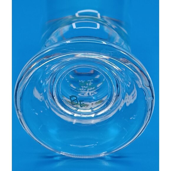 2 Antique Moser Enameled Pedestal Glasses Gold Rim Purple Floral Swags Design - Picture 10 of 16